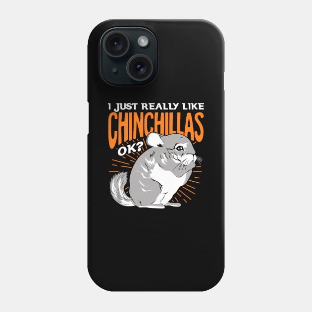 I Just Really Like Chinchillas Ok Phone Case by Dolde08