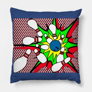 Funny Skittles Bowling Match Pillow