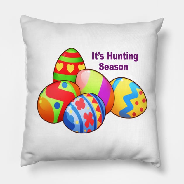 It's Hunting Season Pillow by Designz4U