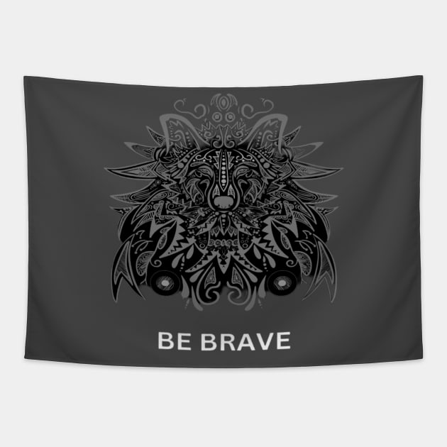 Be Brave - Bharat Parv Tapestry by Bharat Parv