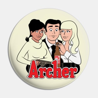 Archer Comics Pin