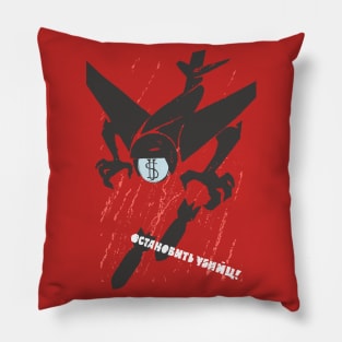 Stop the Killers! - Soviet Propaganda, Anti War, Anti Imperialist, USSR Pillow