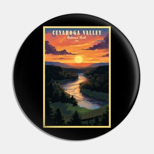 Cuyahoga Valley National Park Travel Poster Pin