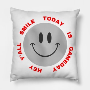 Smiley Gameday Pillow