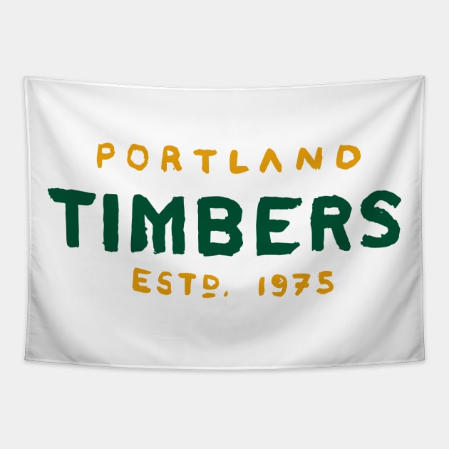 Portland Timbeeeers Tapestry by Very Simple Graph