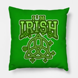 I'M Irish Celtic Knot Art Symbol Pillow