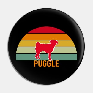 Puggle Vintage Silhouette Pin