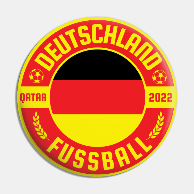 Deutschland Fussball Pin by footballomatic