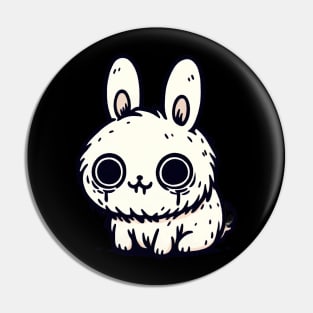 Cute horror rabbit Pin