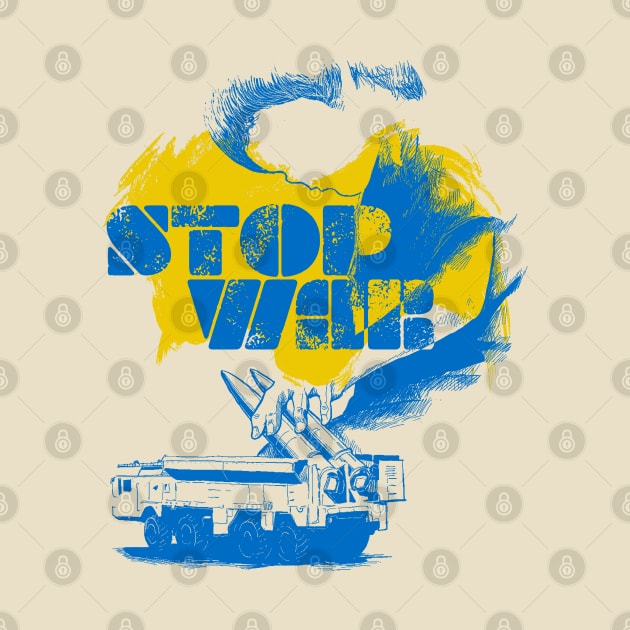 Stop the War in Ukraine by Black Tee Inc