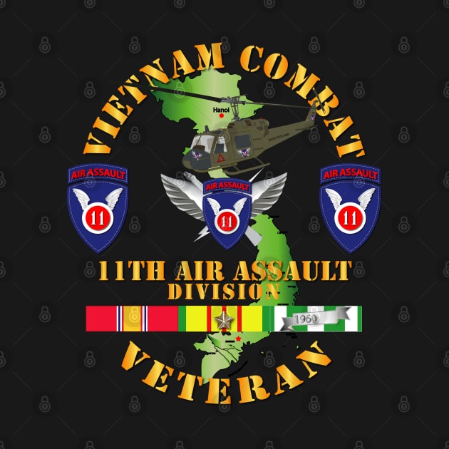 Vietnam Combat Air Assault Veteran w 11th Air Aslt Div SSI V1 by twix123844