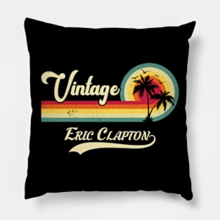 Summer vintage eric claption Pillow