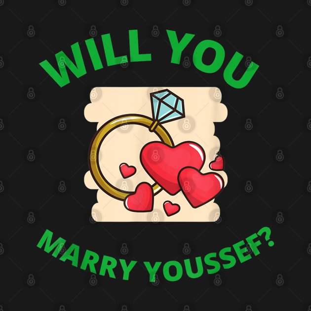 Will You Marry Youssef Engagement Ring Red Hearts Proposal by luxembourgertreatable