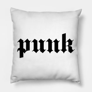 punk gothic Pillow