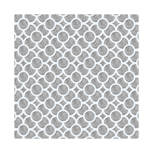 Circular Trellis - Grey Pencil by crumpetsandcrabsticks