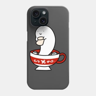 Marshmallow Hot Chocolate Ghost Phone Case