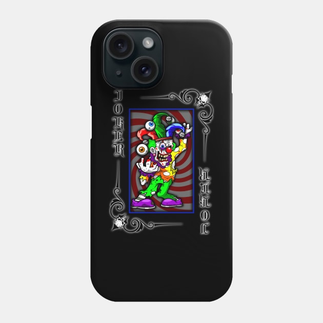 G.O.N. CARD DECK (JOKER BLACK) Phone Case by GardenOfNightmares