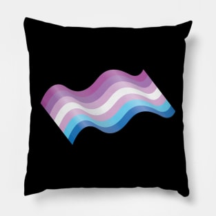 Bigender Pride Flag Pillow