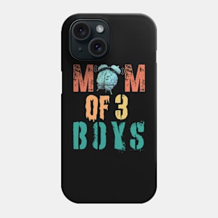 MOM OF BOYS. Funny Gift for Mom. Phone Case