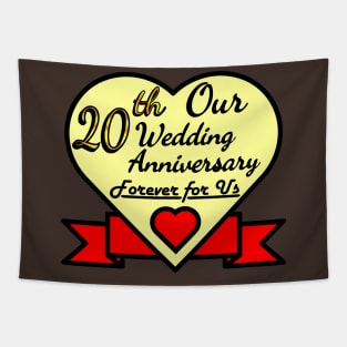 Our 20th Wedding anniversary Tapestry