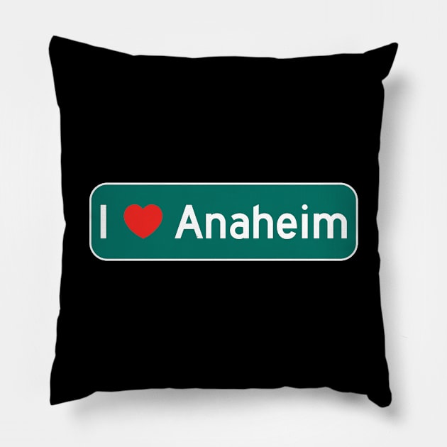 I Love Anaheim! Pillow by MysticTimeline