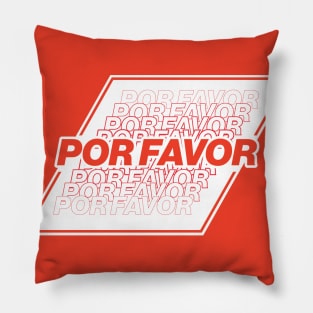 Por Favor - RED Pillow