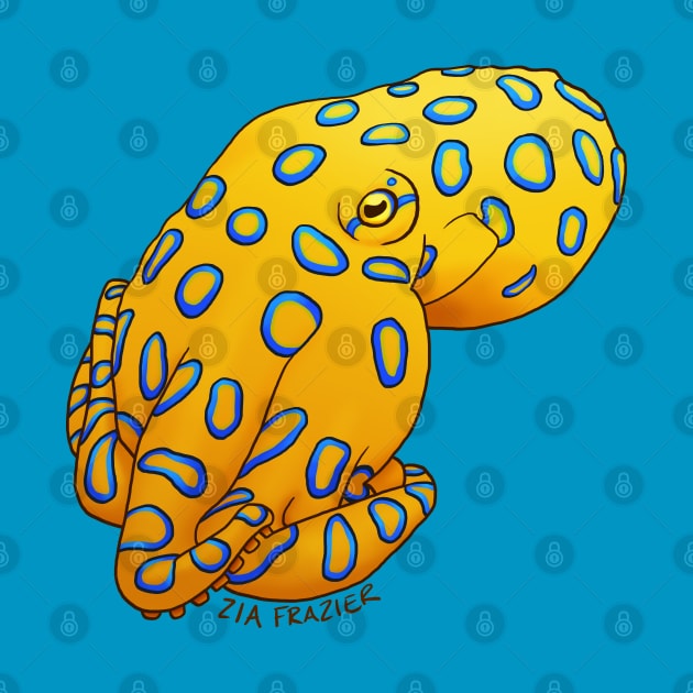 Blue-Ringed Octopus by ziafrazier