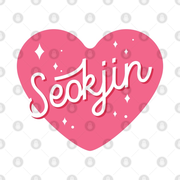 BTS Kim Seokjin name typography by Oricca