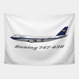 British Airways 747-436 Classic BOAC Tapestry