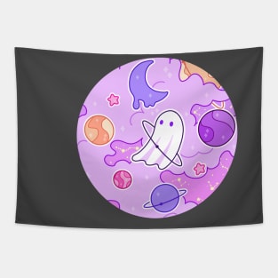 A ghost that lives among many planets Tapestry