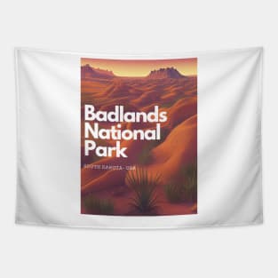 Badlands National Park hike South Dakota United States Tapestry