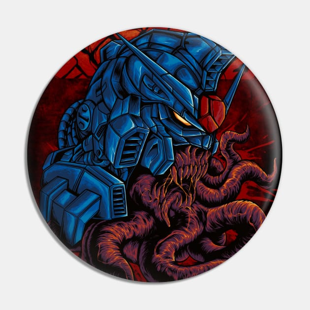 RX78-02 Gundam Death Octopus Pin by alworkk