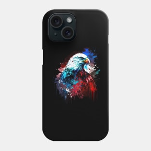 Cosmic Drip Tie Dye Eagle Phone Case