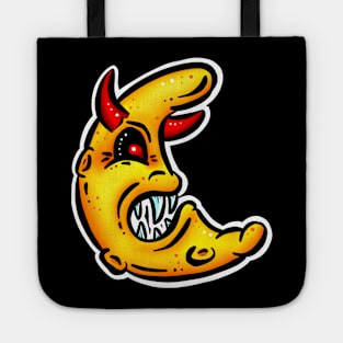 Devil Halloween New Celestial Moon Lowbrow Cartoon Sticker Tote