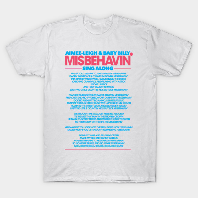 Righteous Gemstones Misbehavin Lyrics T Shirt Inspired By Hbo Danny Mcbride Show Righteous Gemstones T Shirt Teepublic