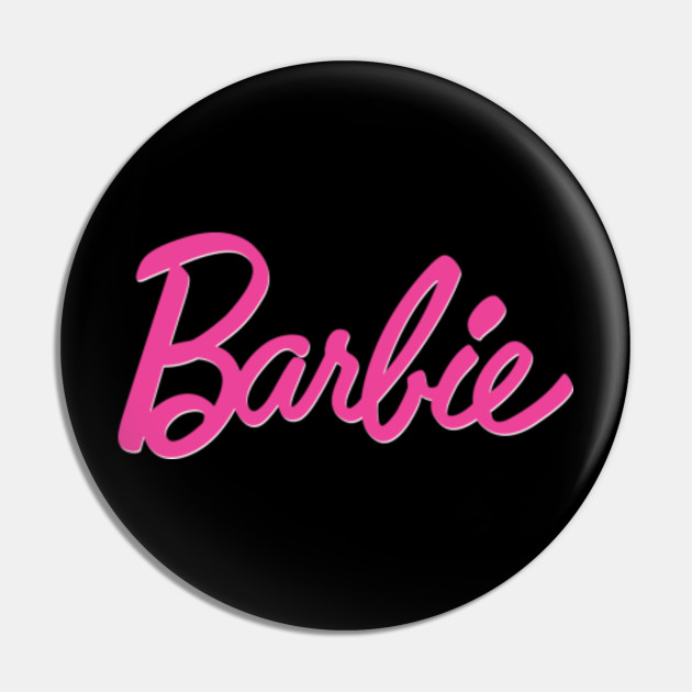 Barbie Logo Barbie 90s Barbie Pink Doll Girl Pin Teepublic 2019 barbie 60th anniversary logo select. barbie logo