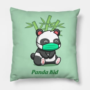 Cute panda kid Pillow