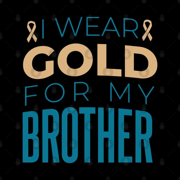I Wear Gold For My Brother by gdimido