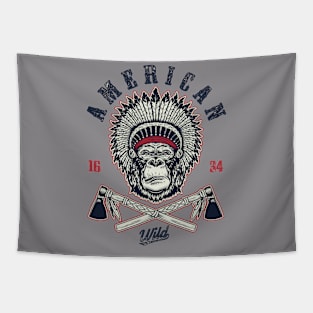 American Wild cool Design Tapestry