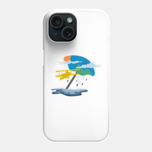 Umbrella in destination Phone Case