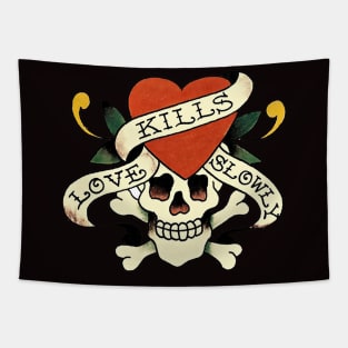 Ed Skull tattoo Tapestry