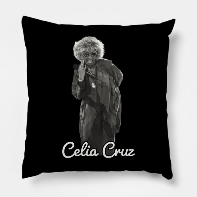 Celia Cruz / 1925 Pillow by Nakscil