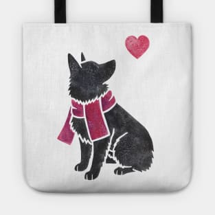 Watercolour Schipperke Tote