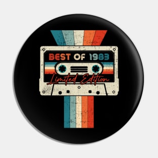 Best Of 1983 Cassette Tape 39 Birthday Gifts 39 Year Old Pin