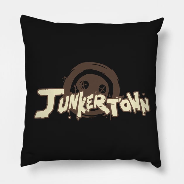 WELCOME TO JUNKERTOWN Pillow by TheReverie