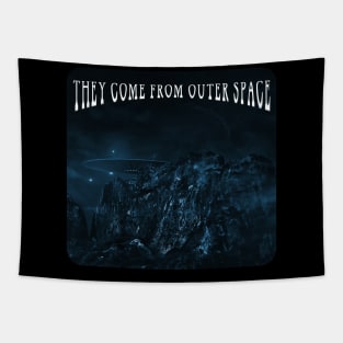 UFO's - They come from outer space... Tapestry