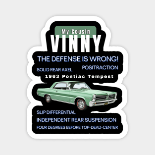My Cousin Vinny 1963 Pontiac Tempest Magnet