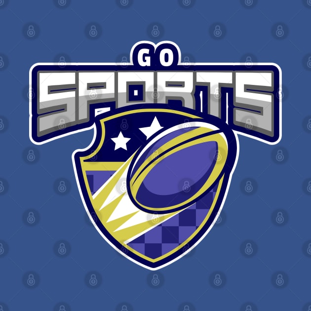 Go Sports - Rugby Fan by Meta Cortex