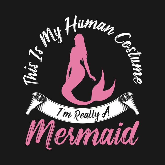 This is my human costume I'm really a mermaid by captainmood