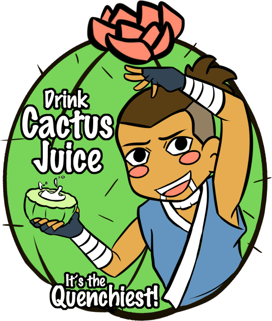 Drink Cactus Juice! Kids T-Shirt by kalgado